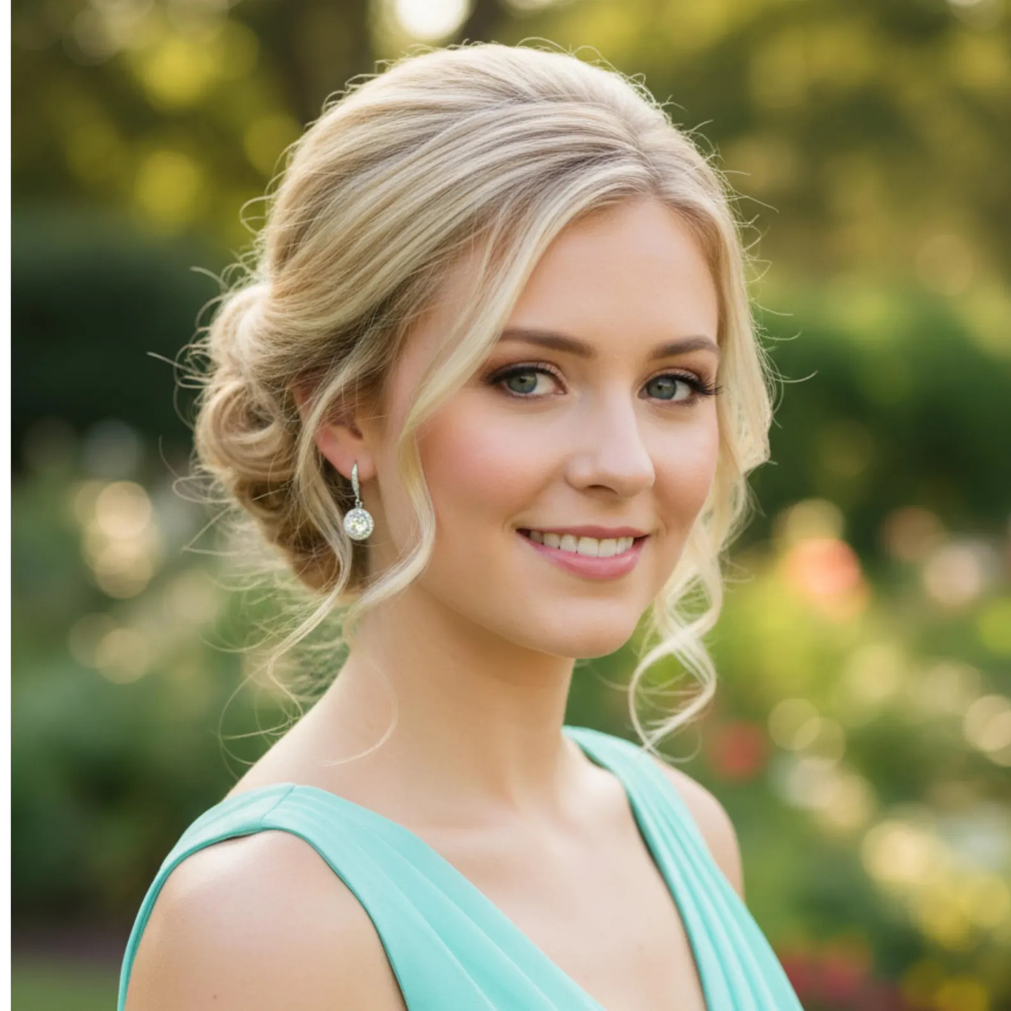 Solitaire Bridesmaid Earrings