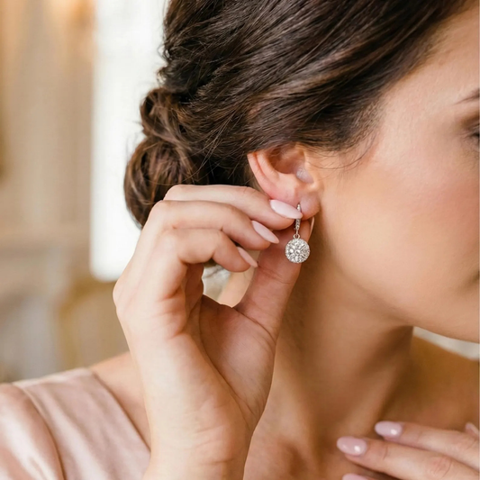 Solitaire Bridesmaid Earrings