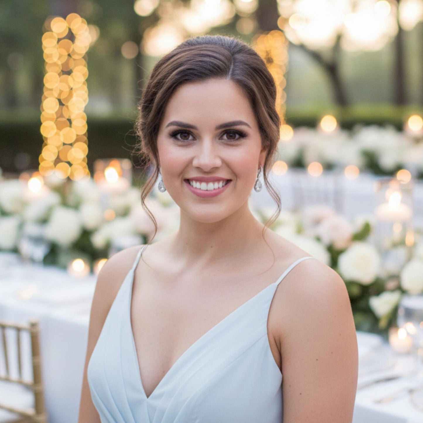 Bridesmaid Earrings with Personalized Card
