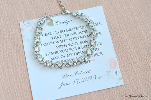 Mother of the Groom Bracelet Gift from Bride