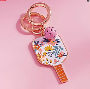 Pickleball Keychain, Gifts for Pickleball Lover, Pickleball gift for Her