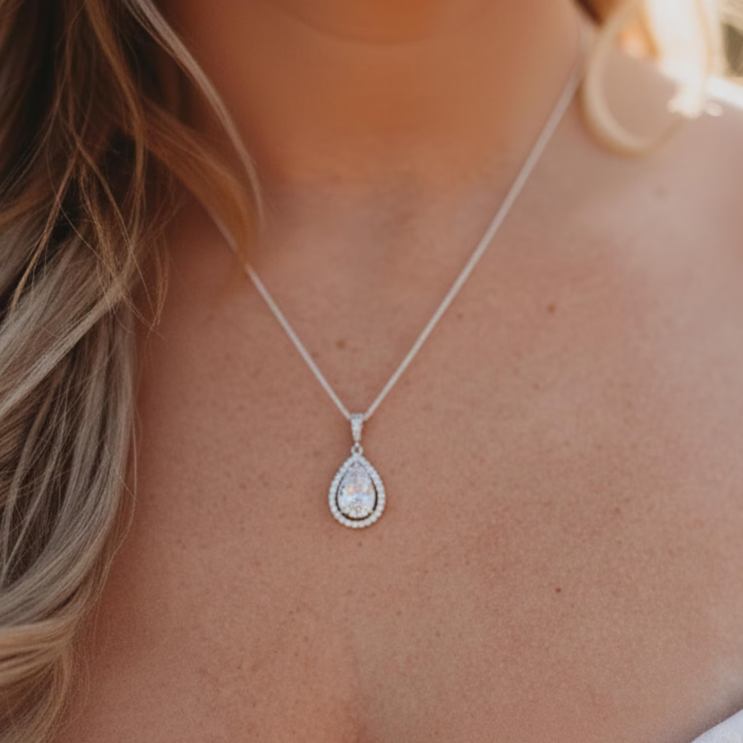 Cami CZ Bridal Necklace