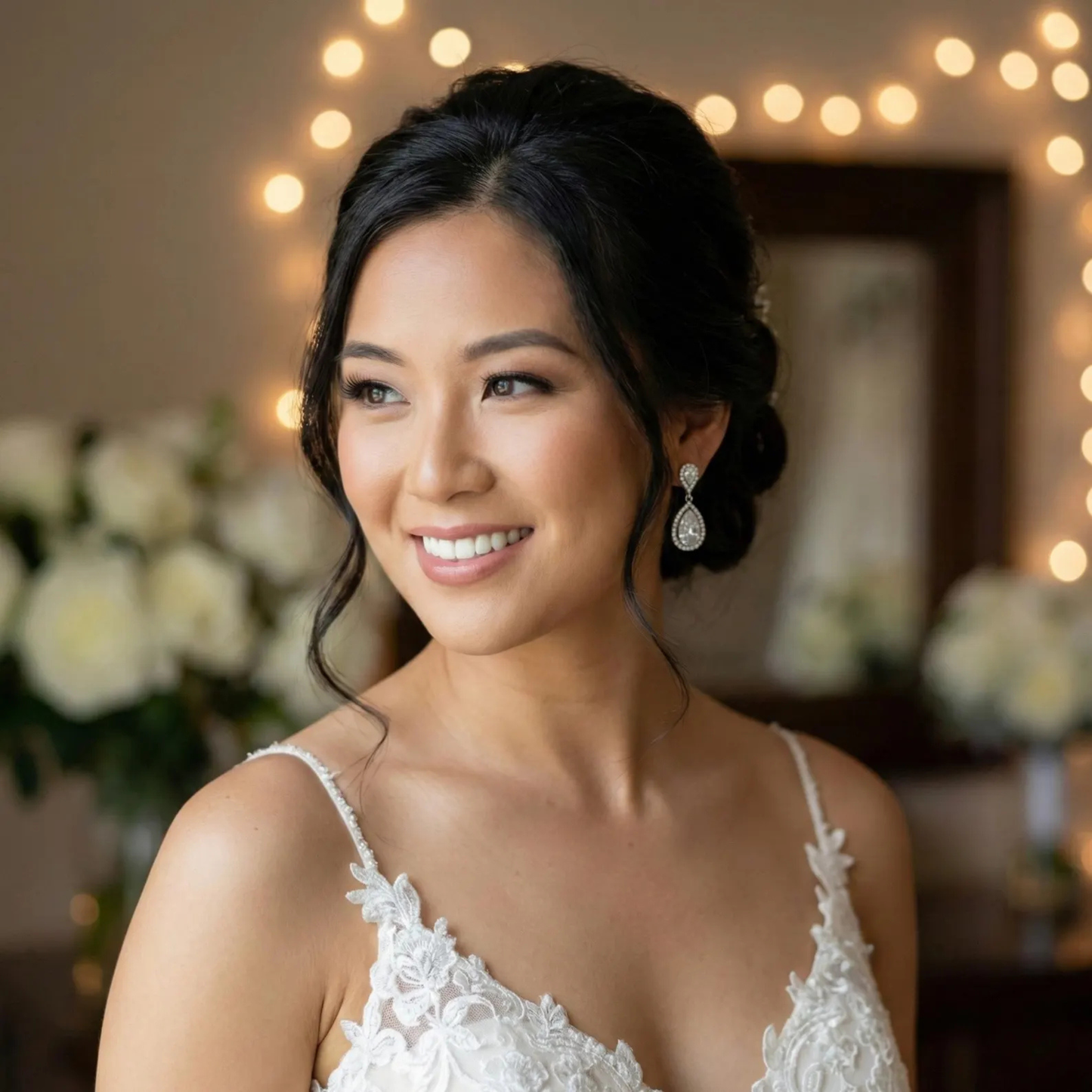 Cami Crystal CZ Teardrop Earrings