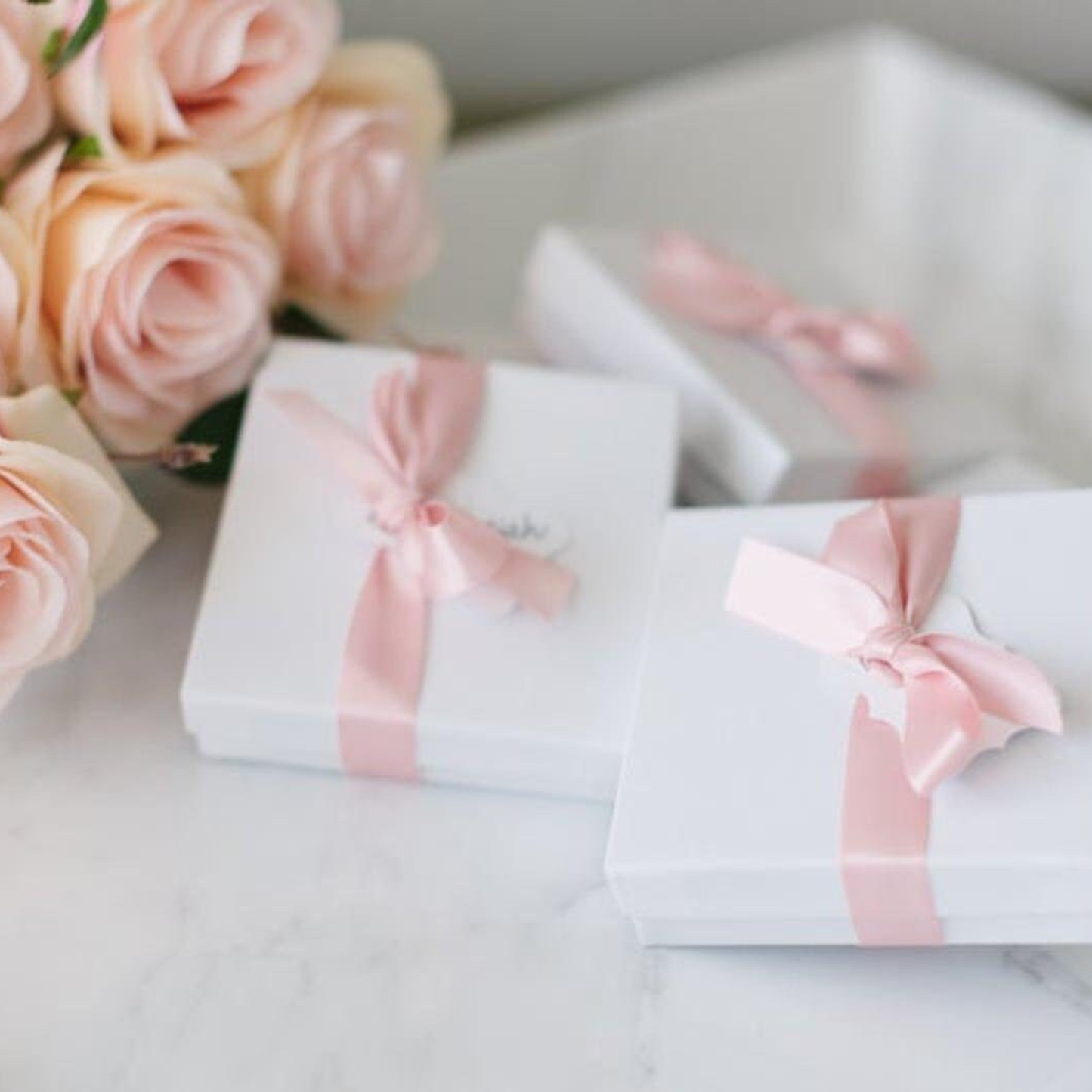 Bridesmaid Earrings with Personalized Card