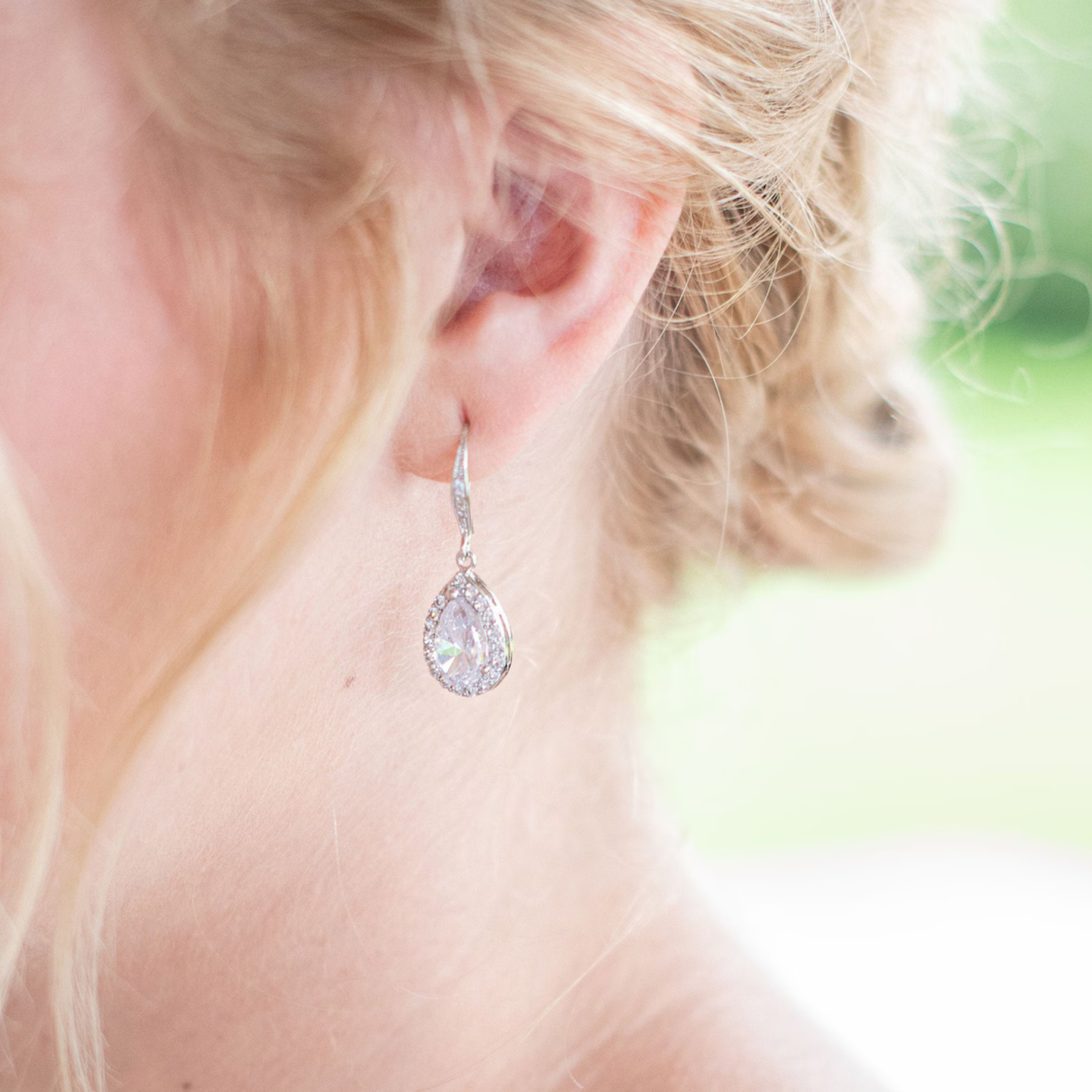 Bridesmaid Earrings with Personalized Card