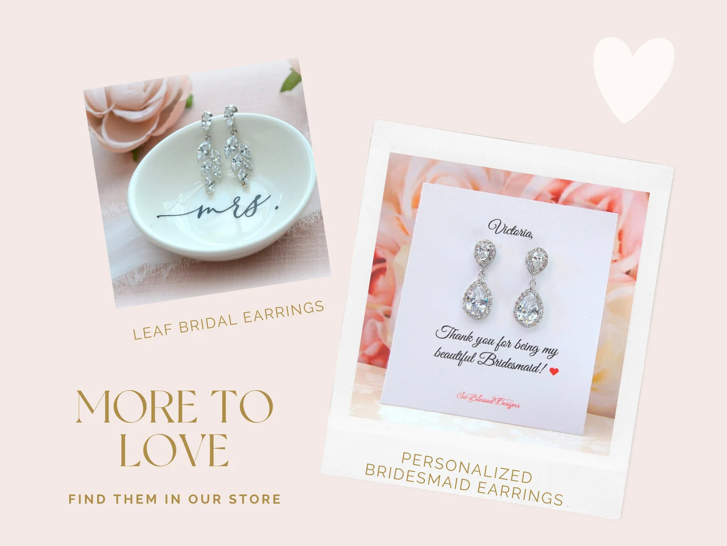 Julianne Dainty Pearl Bridesmaid Earrings