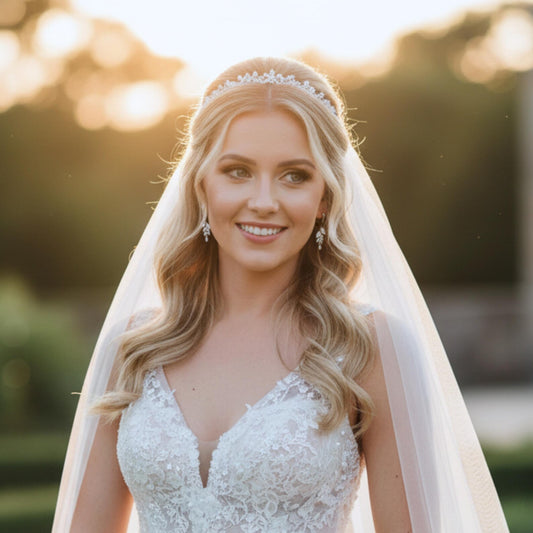 Leaf Vine Bridal Earrings