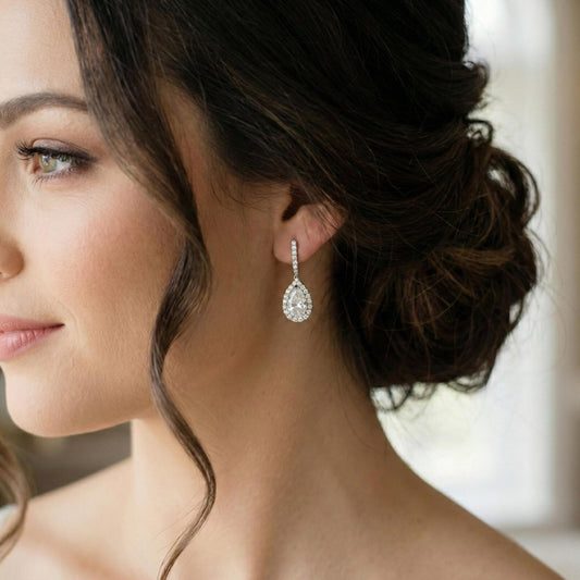 Dainty Wedding Earrings