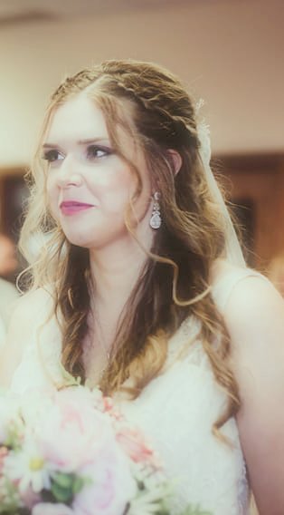 Haley Statement Bridal CZ Earrings