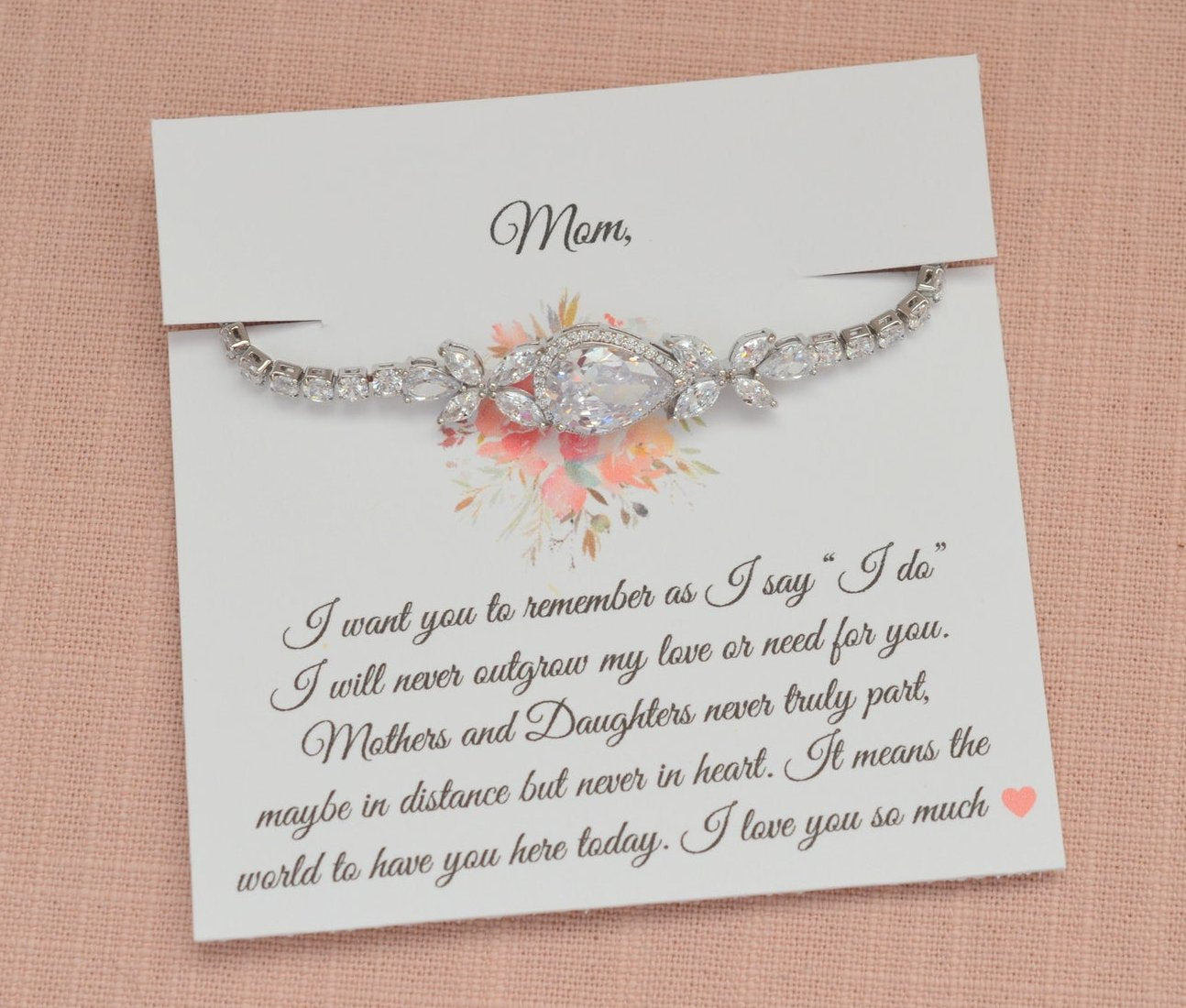 Mother of the Bride Bracelet Wedding Gift