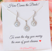 Bridal Jewelry Set Necklace and Earrings