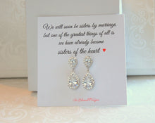 silver teardrop earrings for sister in law