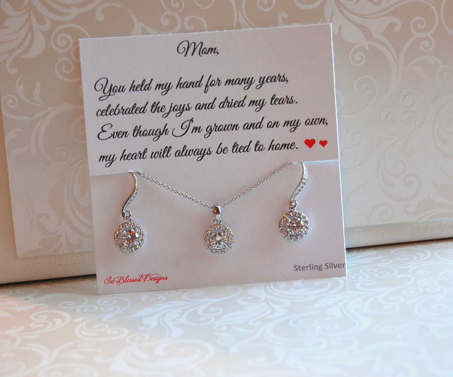 Jewelry set for mother of the groom