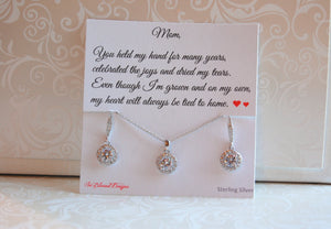 Jewelry set for mother of the bride