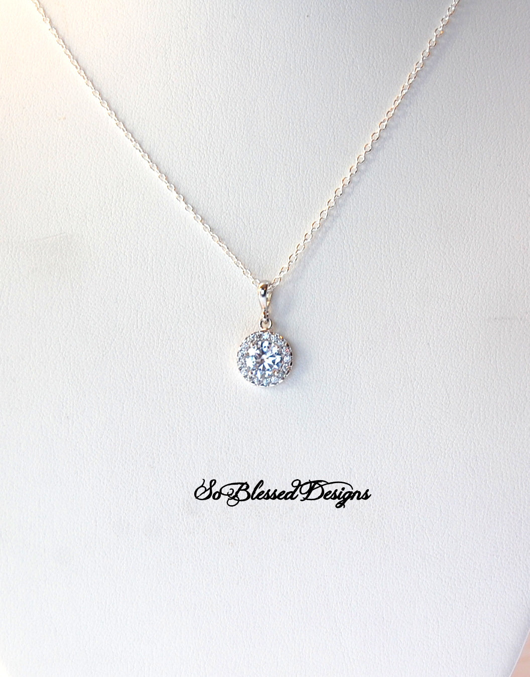 cubic zirconia necklace