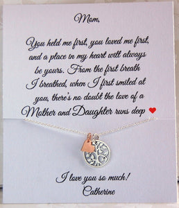 Mother of the Bride/Mother of the Groom Family tree necklace