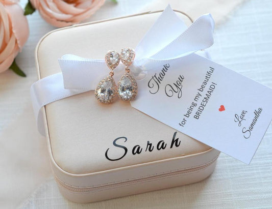 Bridesmaid Earrings Gift Set