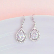 Teardrop Crystal Bridal Earrings