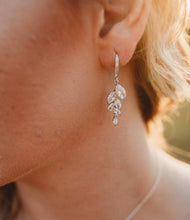 Crystal Leaf Earrings Bridesmaids Gifts