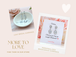 Bridal Teardrop Jewelry Set