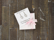 Here comes the bride bridal earrings