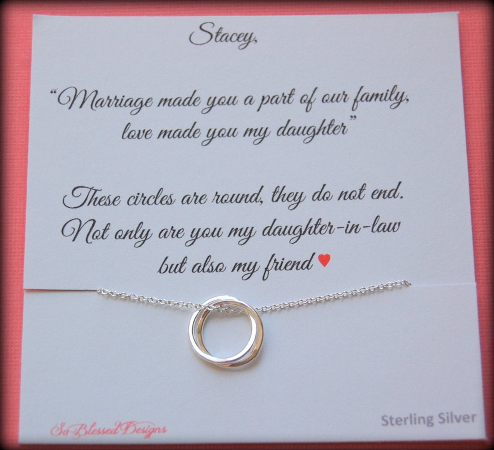 Daughter in Law gift