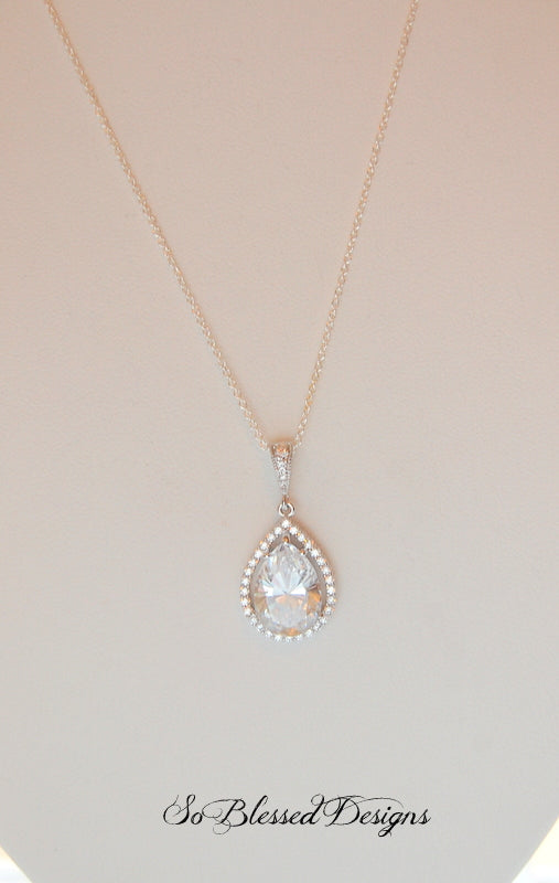 Unique Bridal necklace pendant