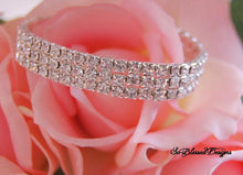 sparkly cubic zirconia bridesmaid bracelet