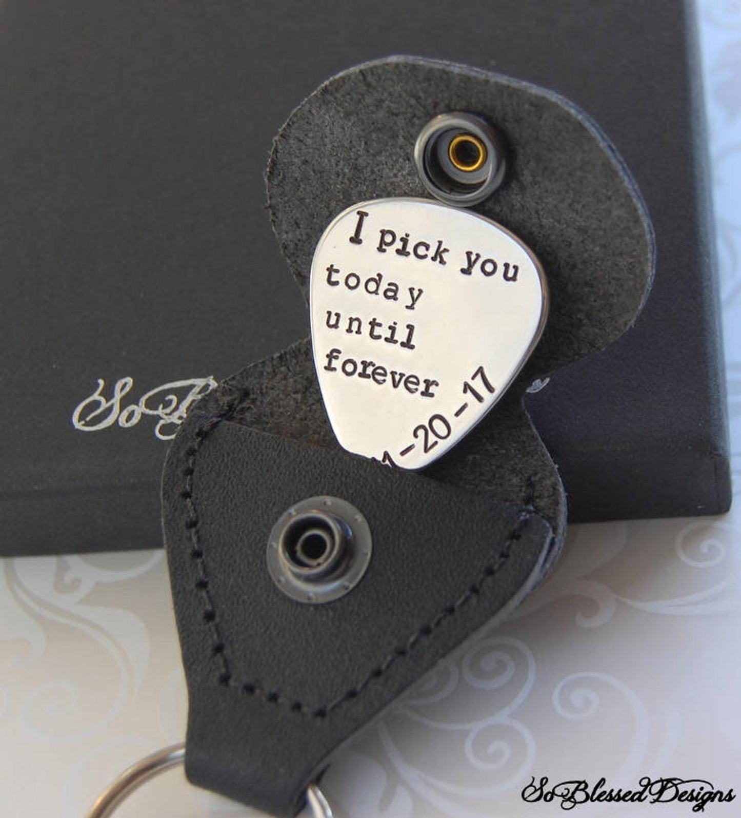I pick you keychain for groom 