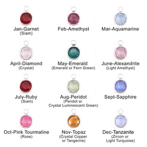 birthstone chart for mother of the groom necklace 