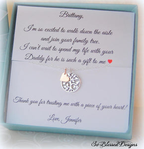 Step daughter necklace gift Shop Beautiful Bridal Jewelry and Gifts