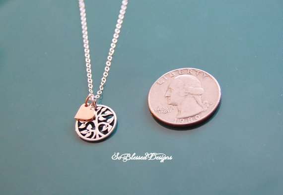 Mother of the Bride/Mother of the Groom Family tree necklace - So Blessed Designs