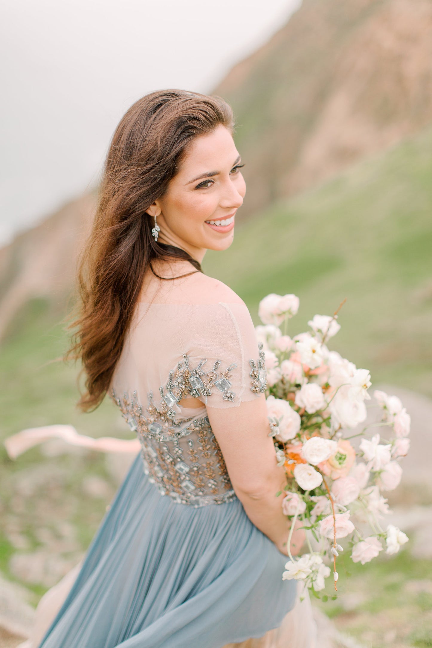 Leaf Vine Bridal Earrings