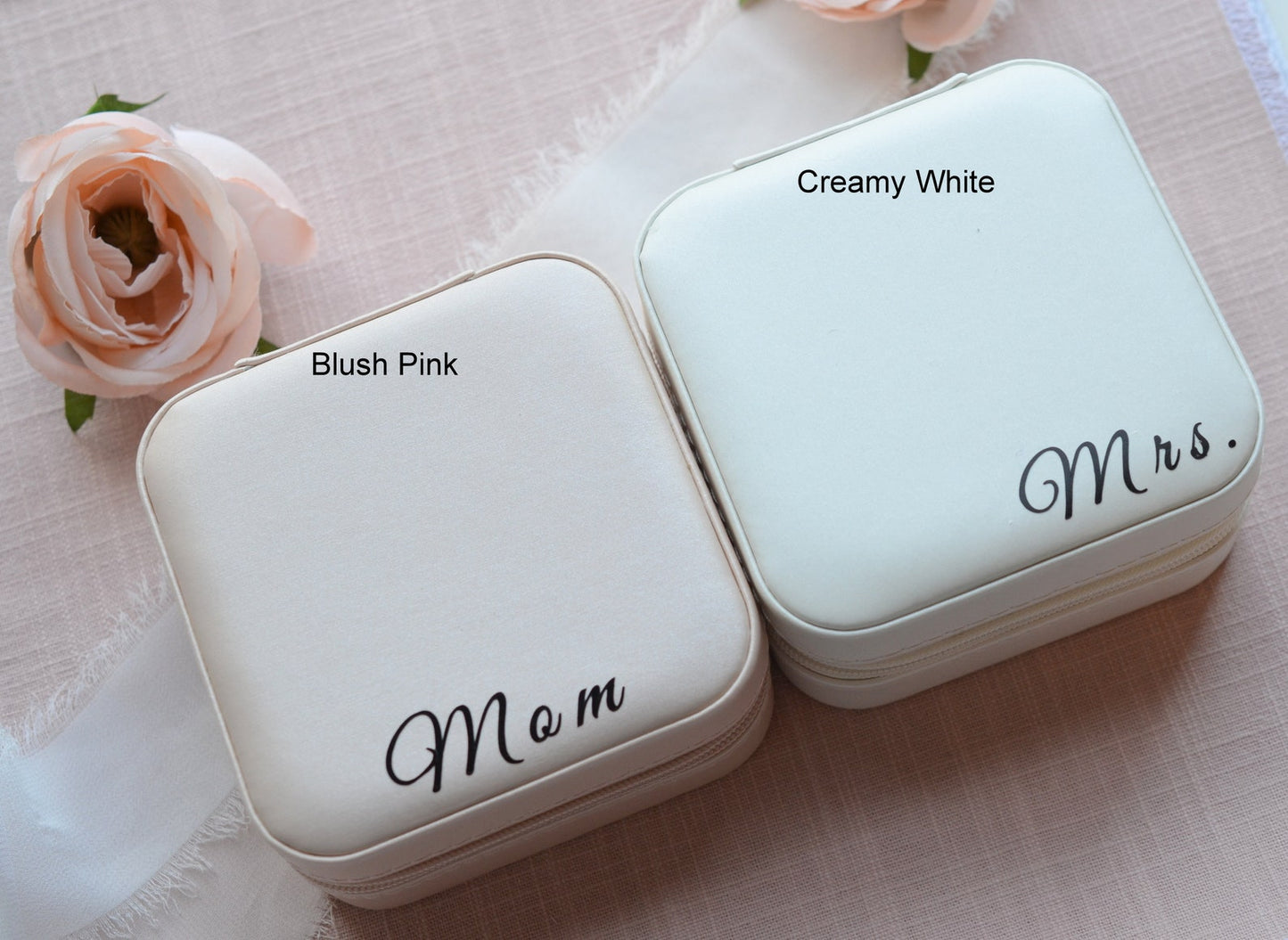 Mother of the Bride Jewelry Box with Bracelet