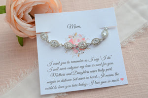 Mother of the Bride Jewelry Box with Bracelet