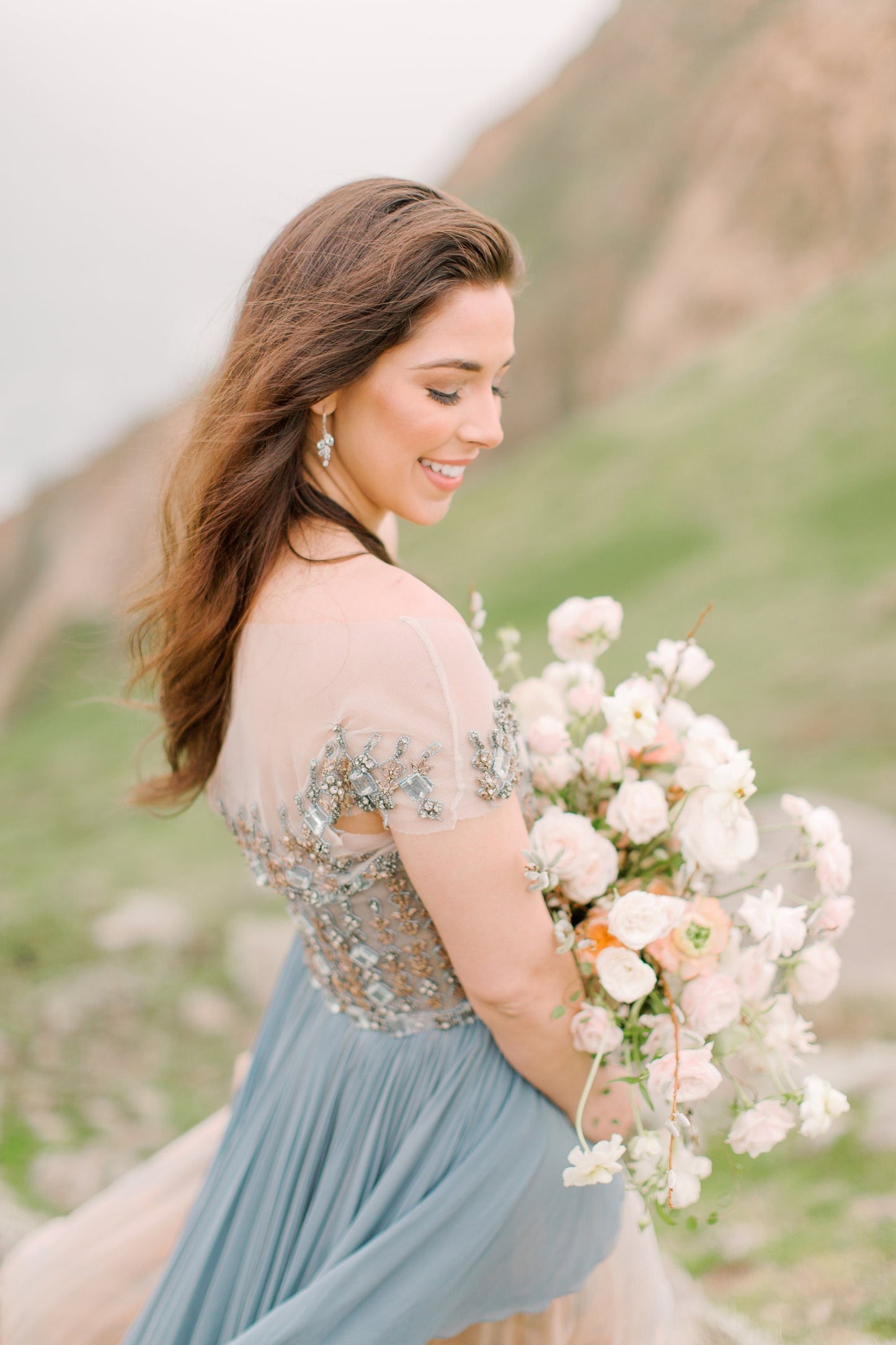Leaf Vine Bridal Earrings