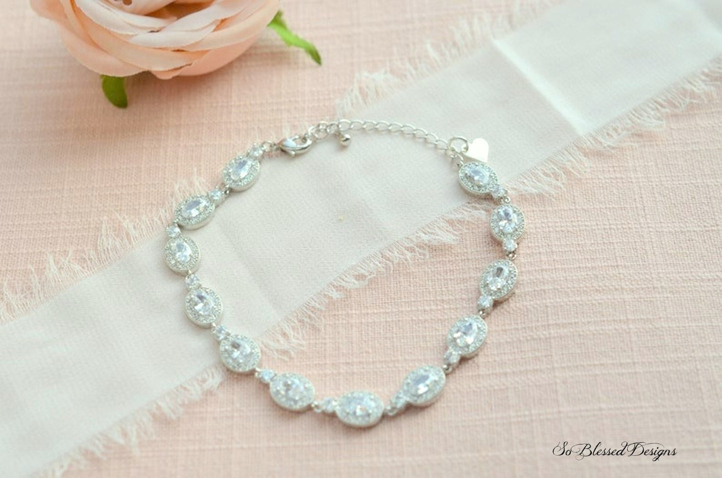 Sierra CZ Bridal Bracelet