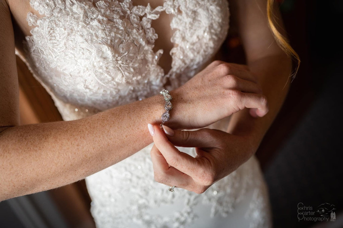 Mother of the Bride Teardrop Bracelet