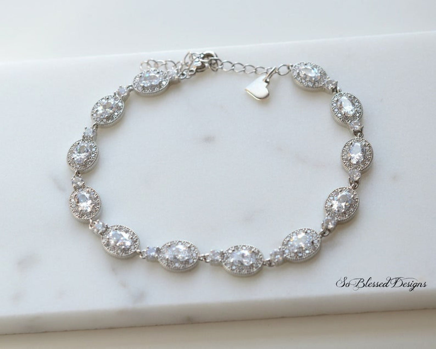Sierra CZ Bridal Bracelet