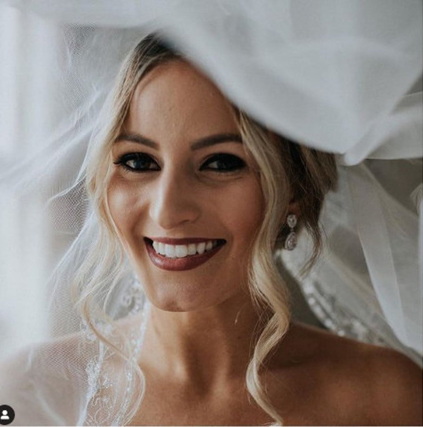 Bridal Teardrop Earrings & Necklace Set
