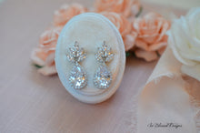 Floral CZ Bridal Earrings