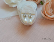 Dainty Pearl Bridal Earrings