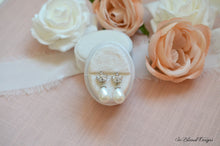 Dainty Pearl Bridal Earrings