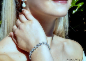 Matching Pearl Earrings and Bracelet