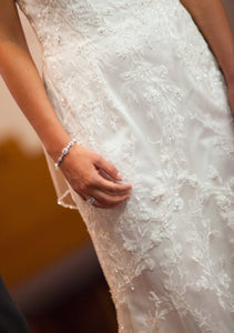 Oval Bridal Bracelet
