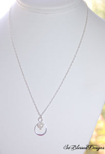 Sterling silver & Pearl Mother of the Bride Necklace - So Blessed Designs