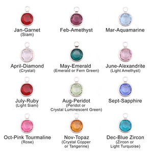 choice of birthstones available