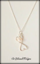 Sterling silver and pearl necklace 